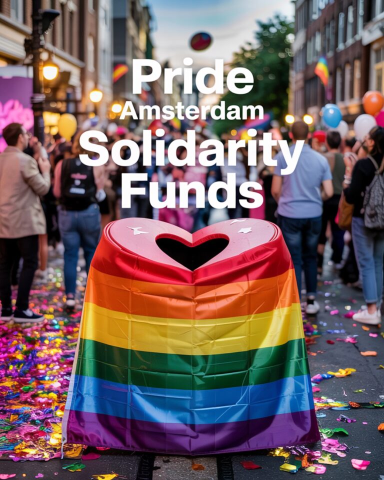 Solidariteitsfondsen Pride Amsterdam 2025 geopend